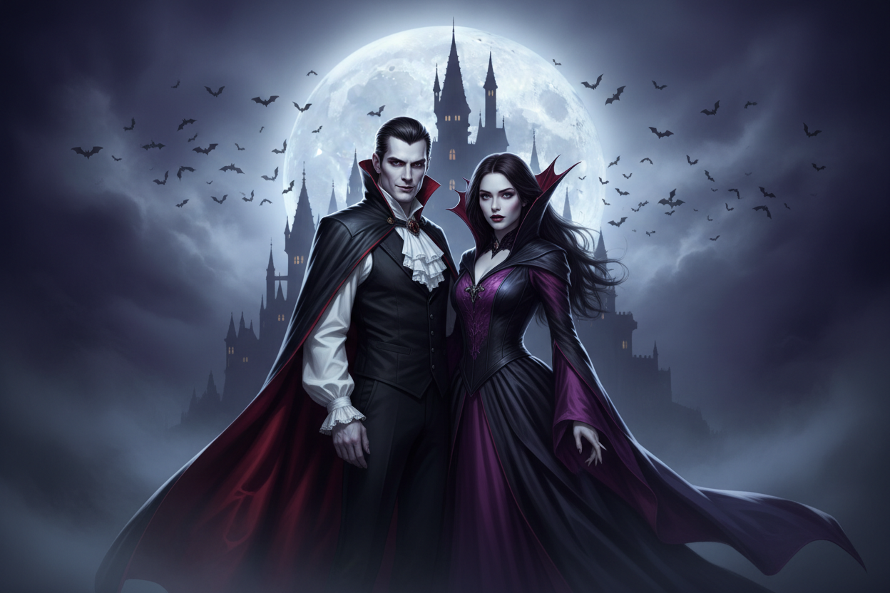 Vampire Costumes & Vampire Fancy Dress | Party Spirit Halloween Shop in London