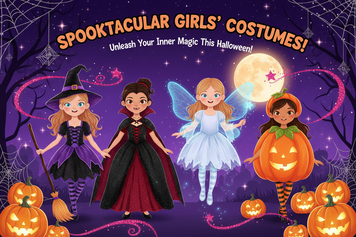 Girls' Halloween Costumes at Party Spirit London Costume Shop