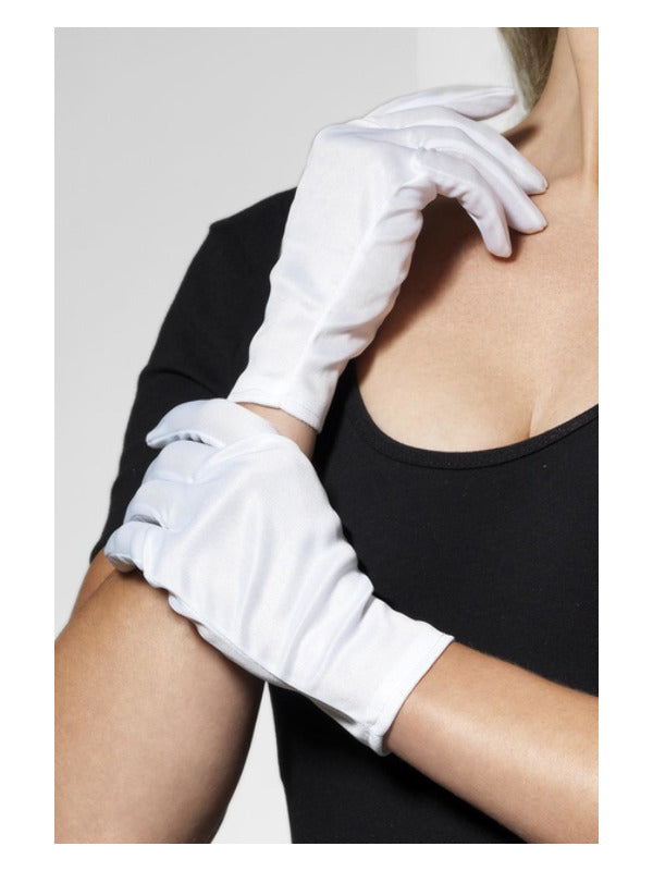 Short White Gloves - 2