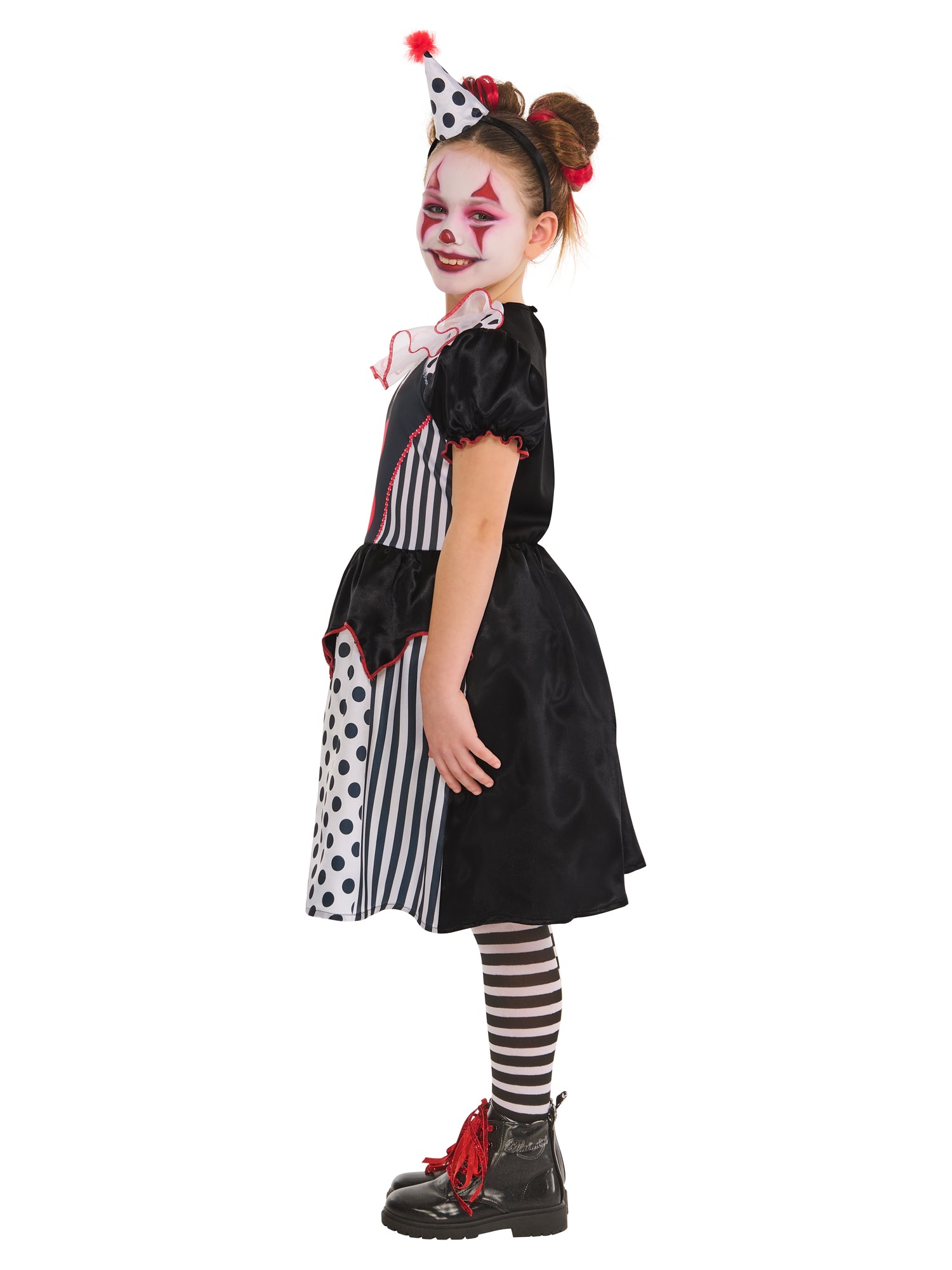 Monochrome Clown Dress