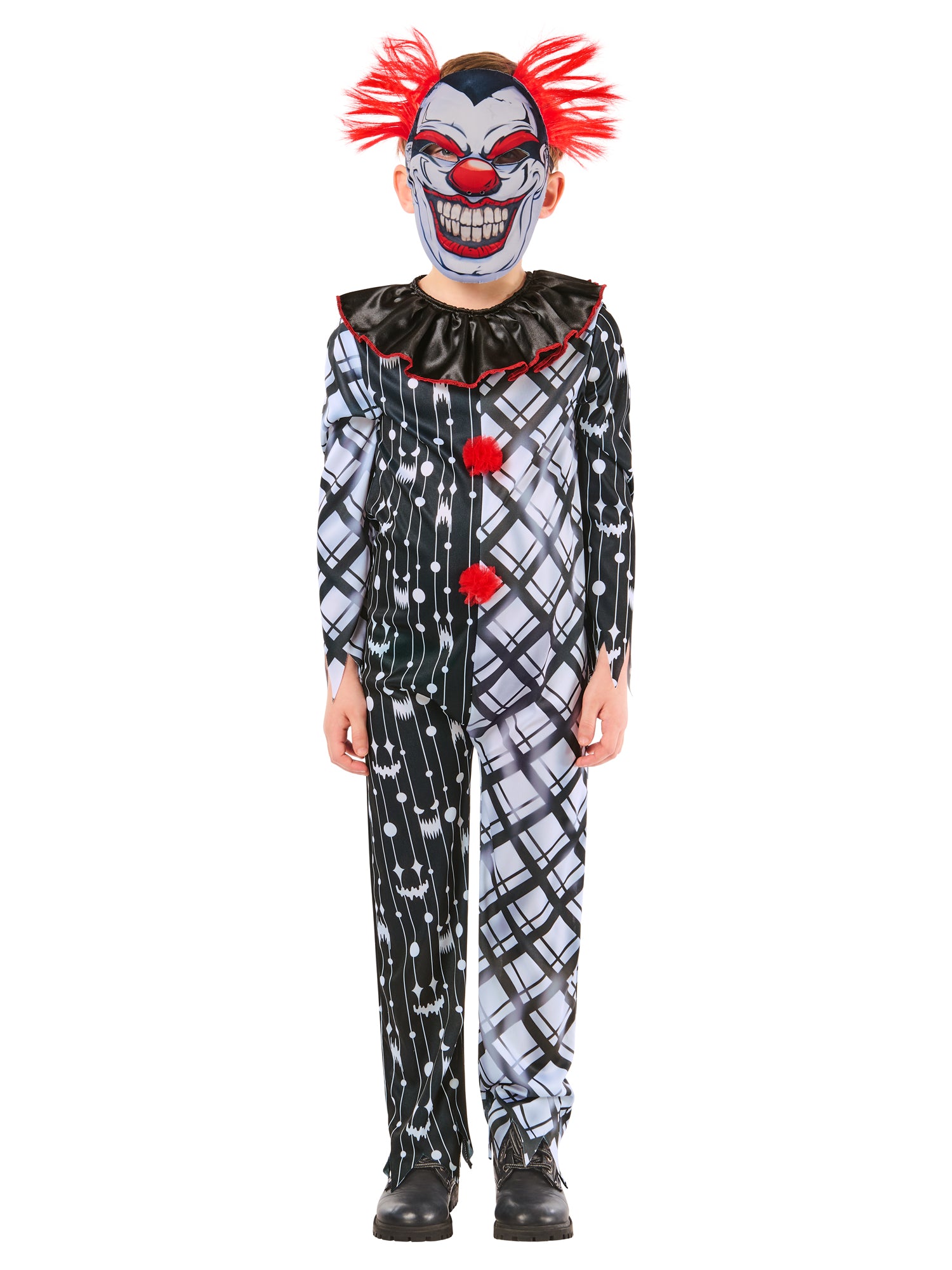 Monochrome Sinister Clown Suit