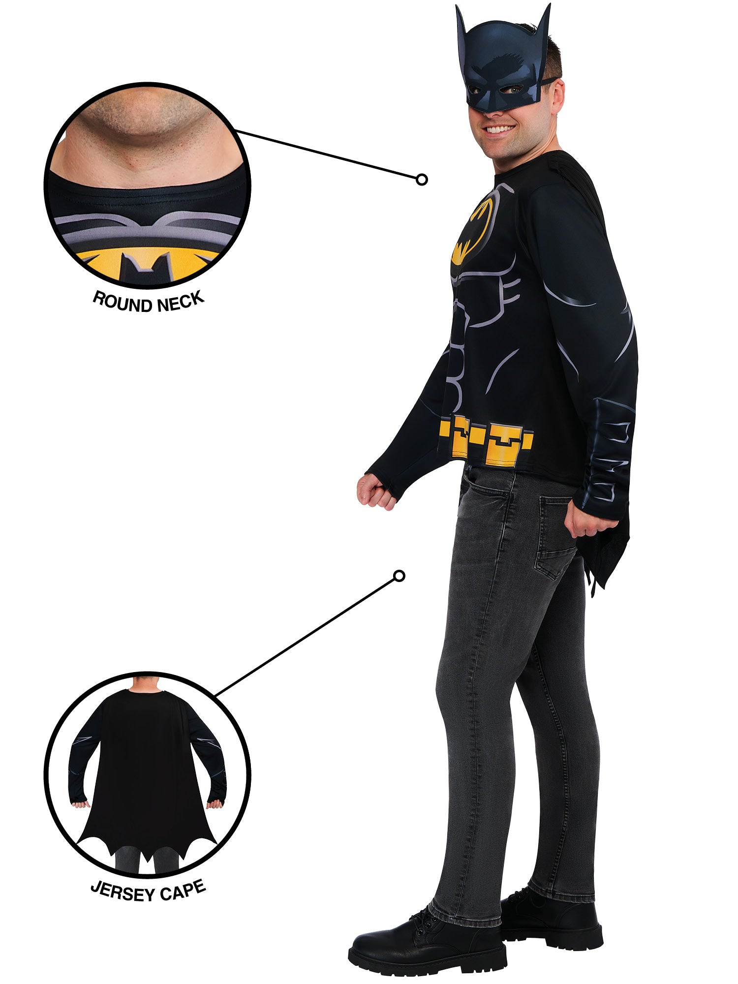 Batman Top And Half Mask