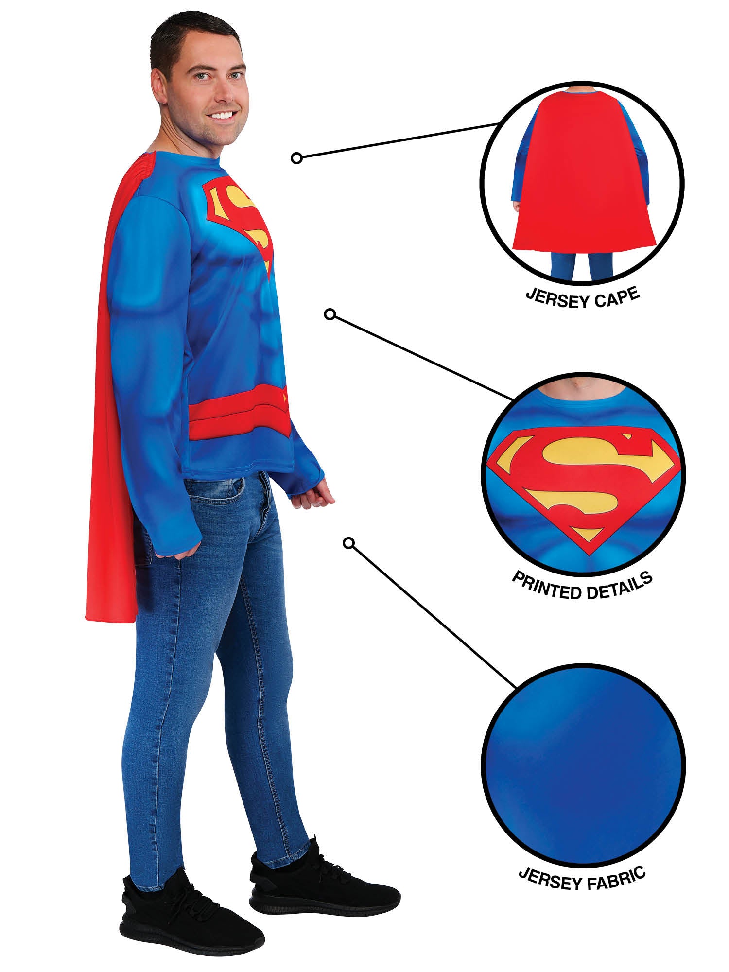 Superman Top And Half Mask