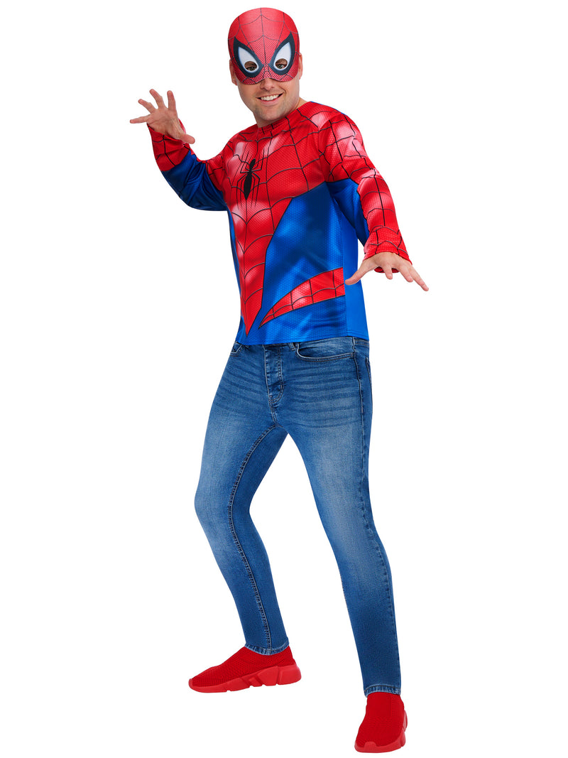 Spider-Man Top And Half Mask