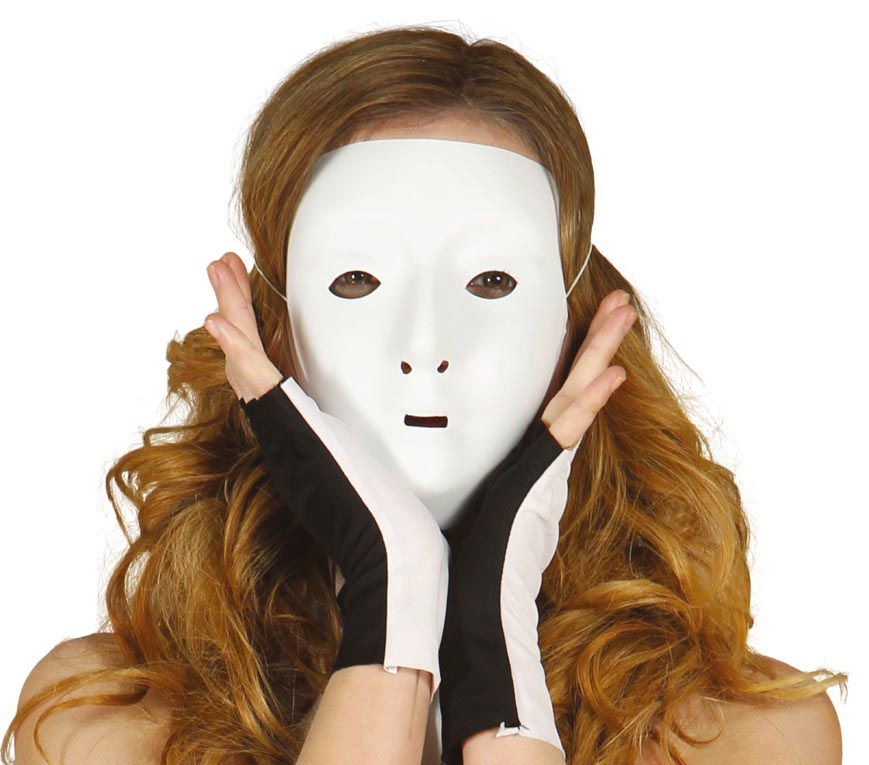 WHITE MASK PVC