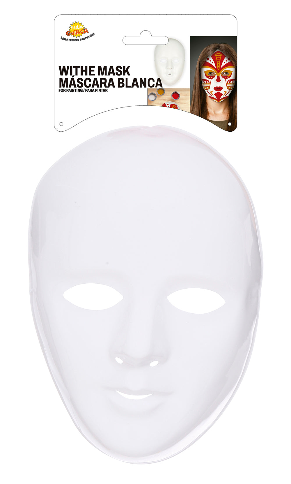 WHITE MASK PVC