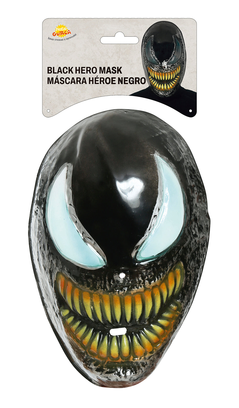 BLACK HEROE MASK PVC