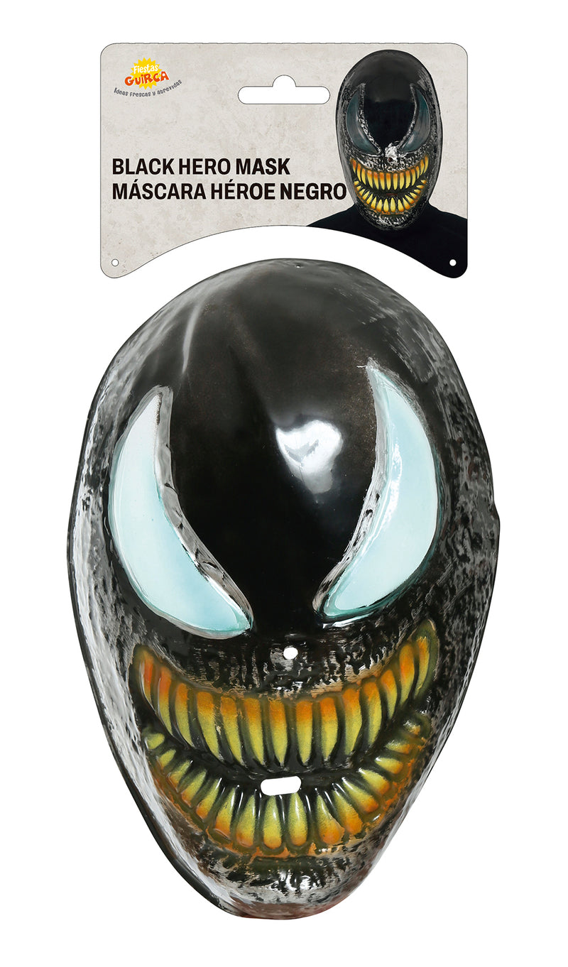BLACK HEROE MASK PVC