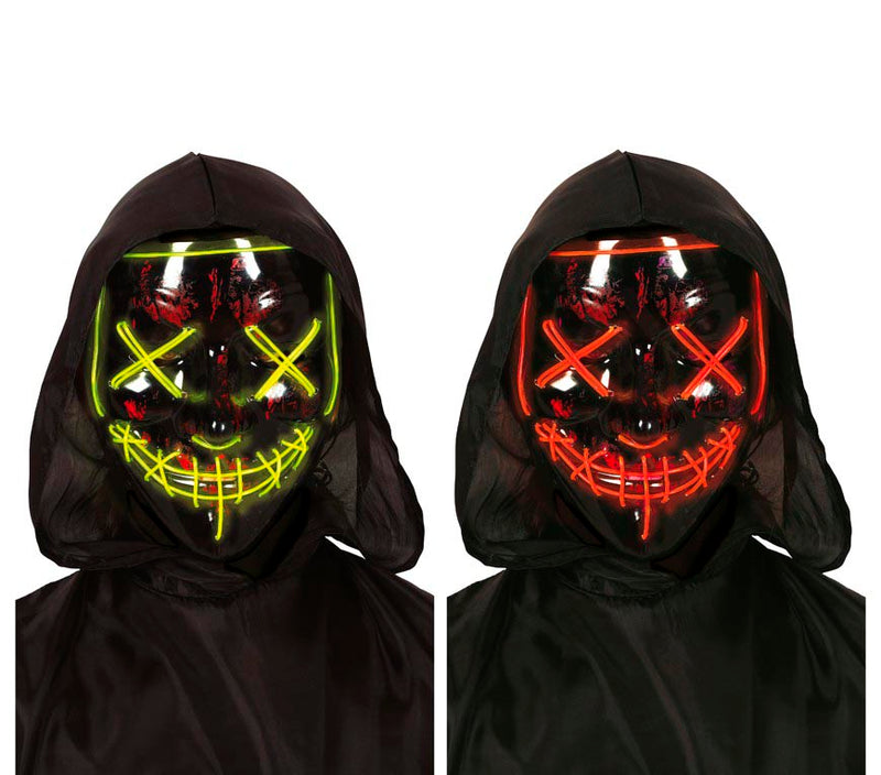 BLACK MASK ASSORTED LIGHTS PVC