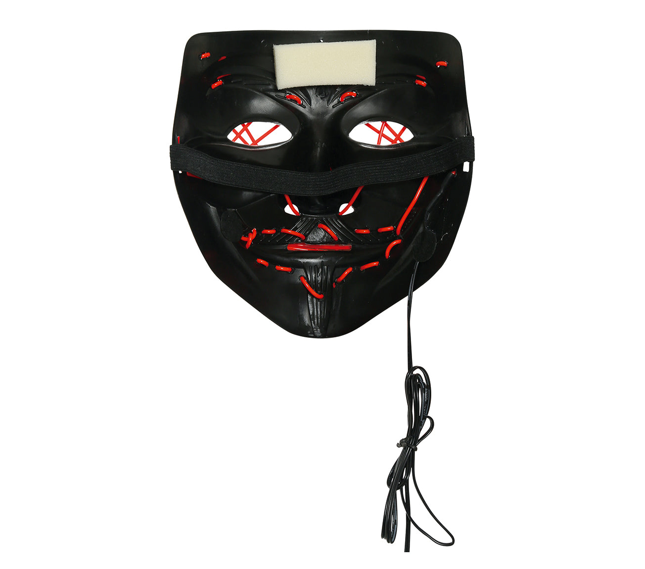 BLACK MASK ASSORTED LIGHTS PVC
