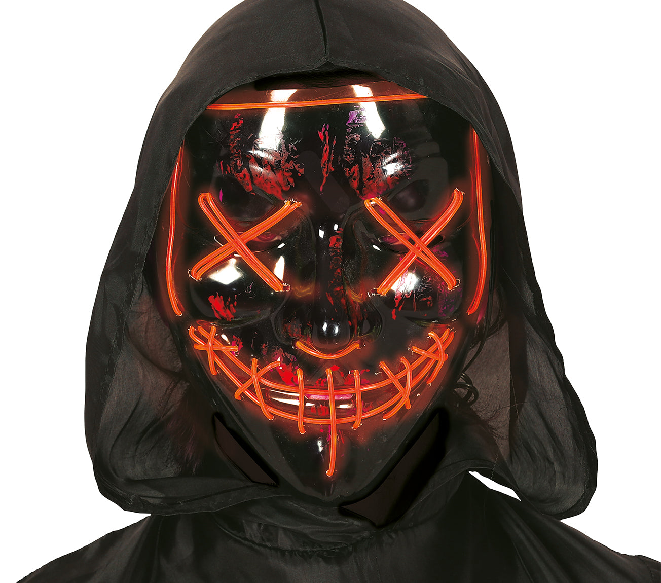 BLACK MASK ASSORTED LIGHTS PVC