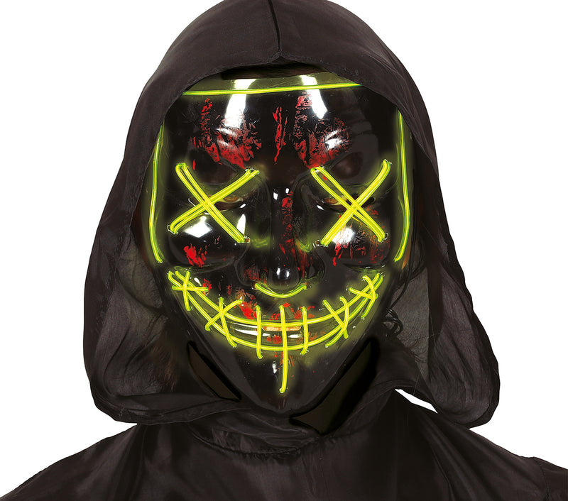 BLACK MASK ASSORTED LIGHTS PVC