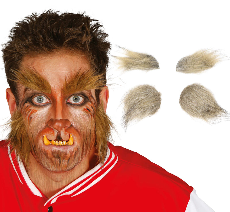 WOLFMAN EYEBROWS & SIDEBURNS