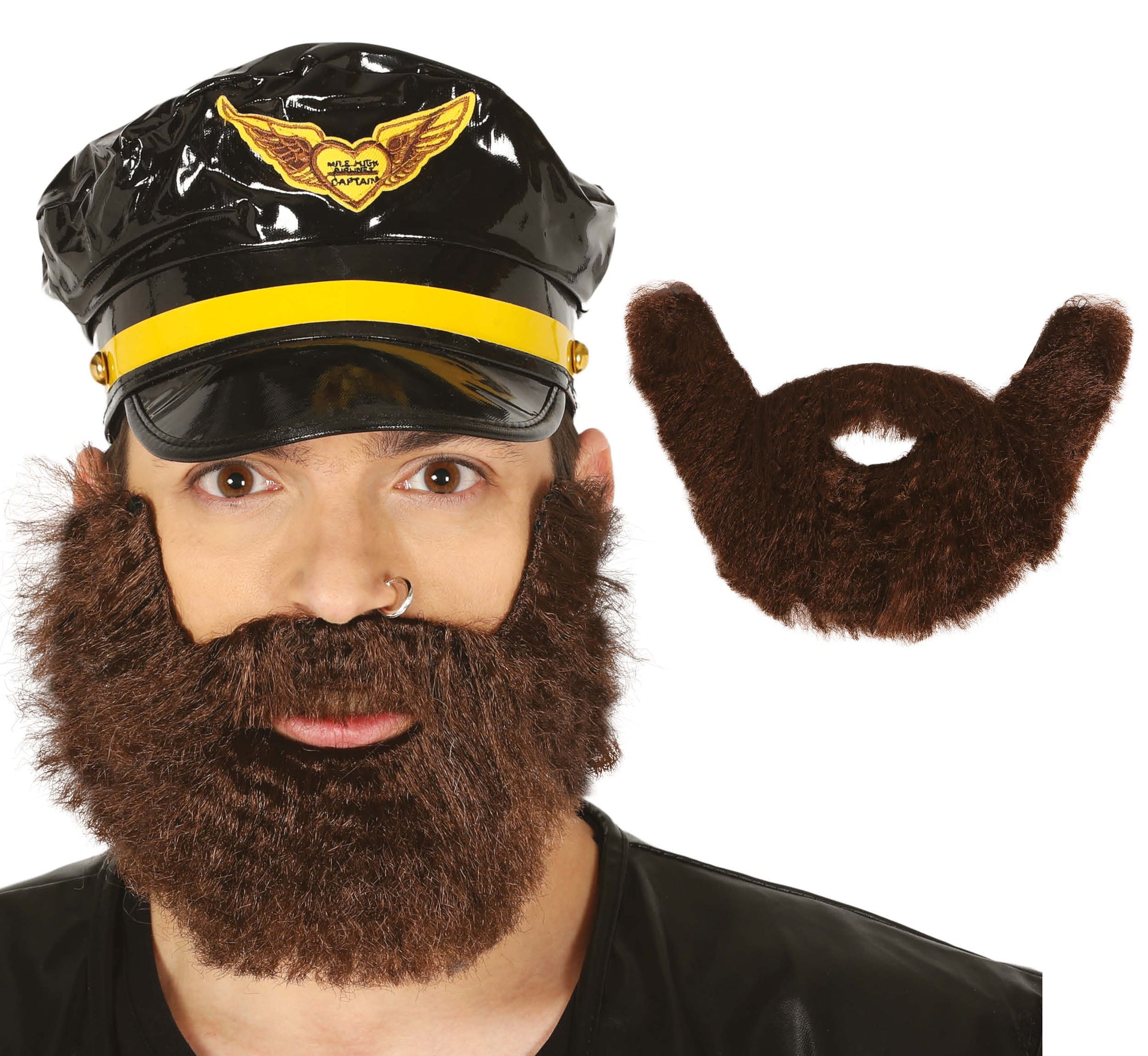THICK BROWN BEARD