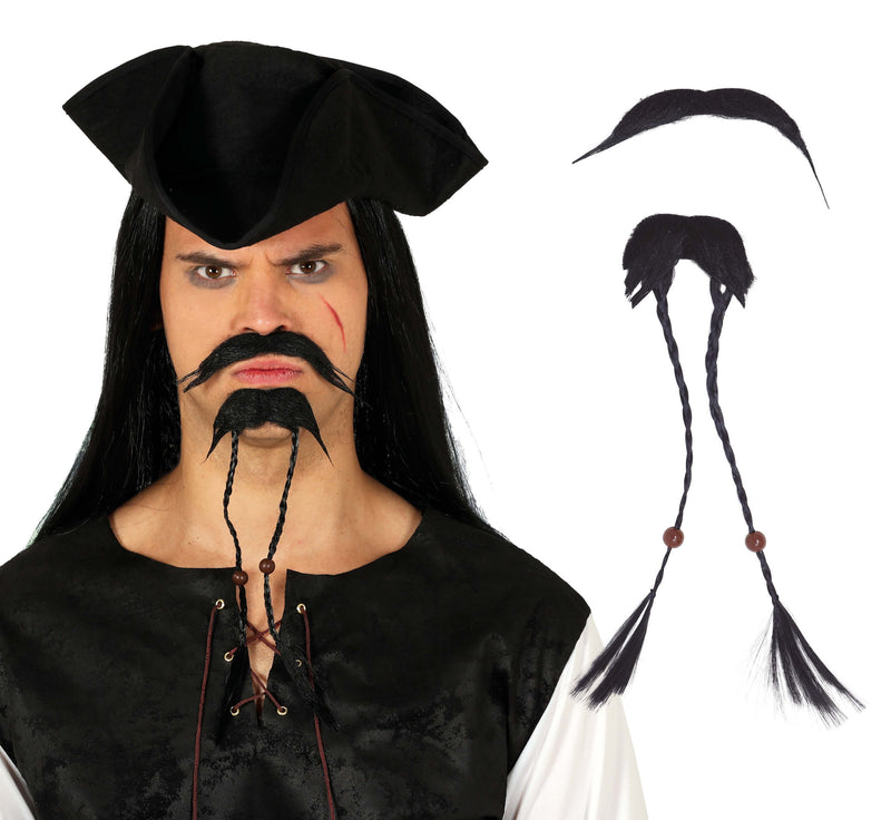 PIRATE GOATEE AND MOUSTACHE