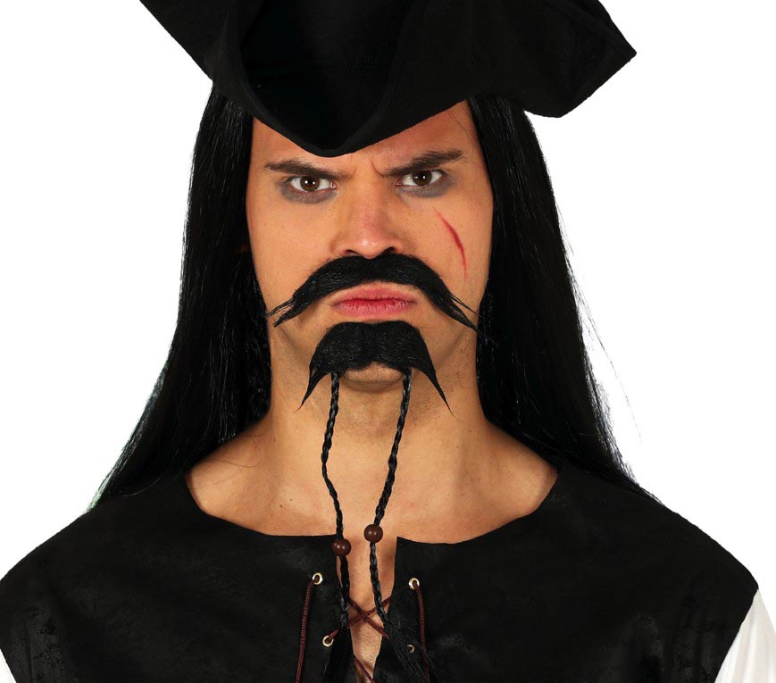 PIRATE GOATEE AND MOUSTACHE