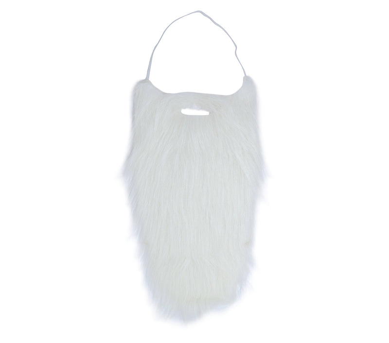 WHITE BEARD AND MOUSTACHE