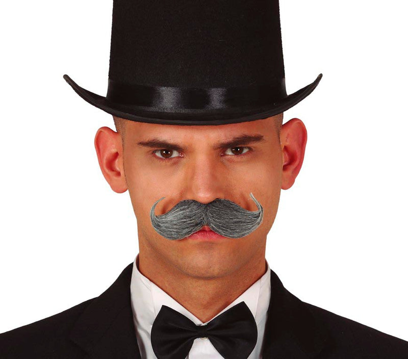 GRAY ENGLISH MOUSTACHE