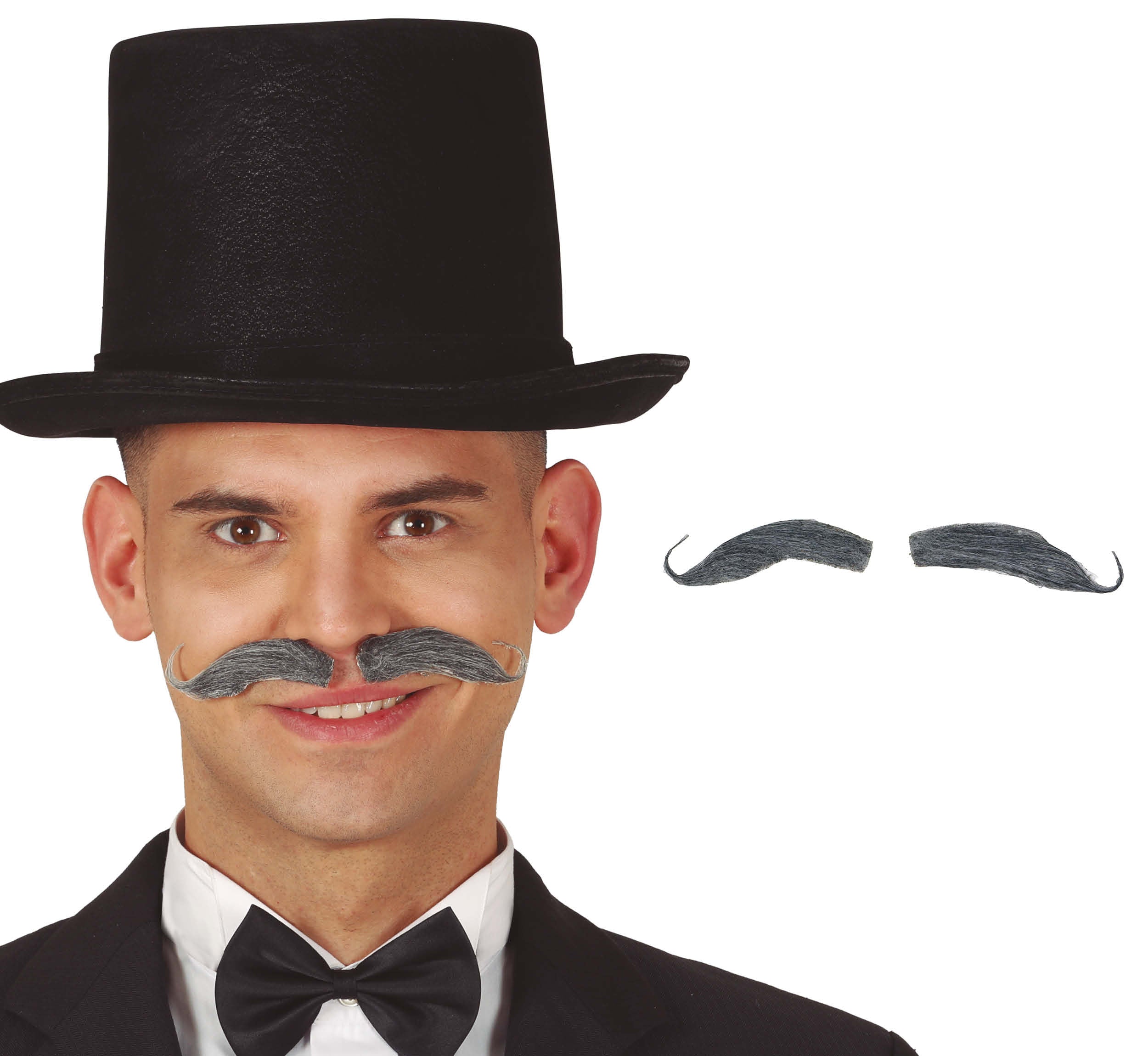 GRAY BAVARIAN MOUSTACHE