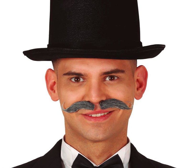 GRAY BAVARIAN MOUSTACHE