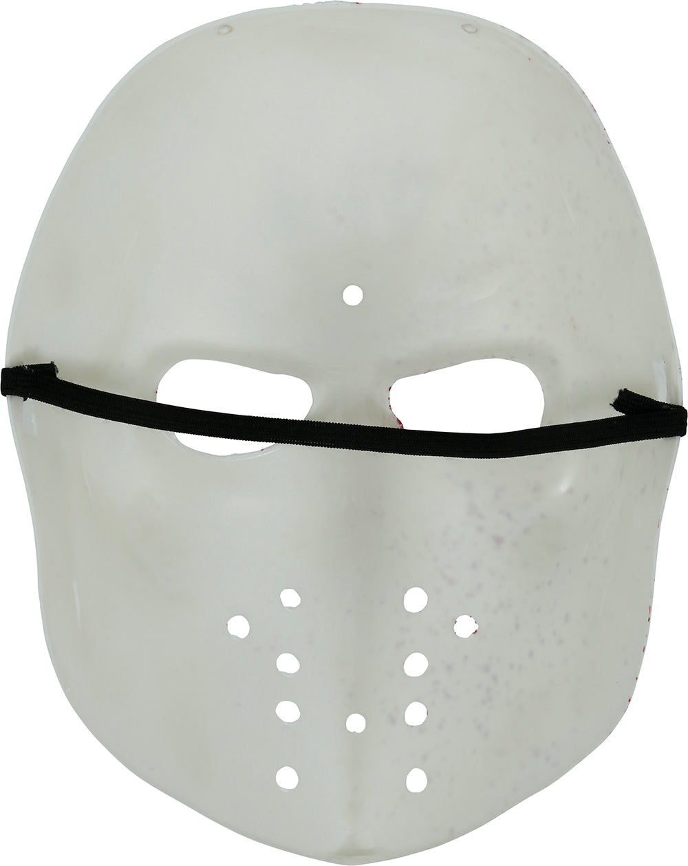 WHITE BLOODY PVC HOCKEY MASK
