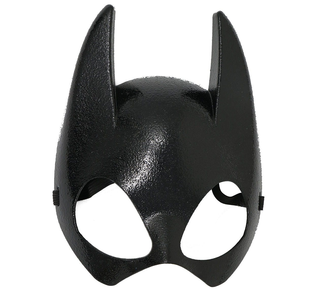 BLACK HALF BAT PVC MASK CHILD SIZE