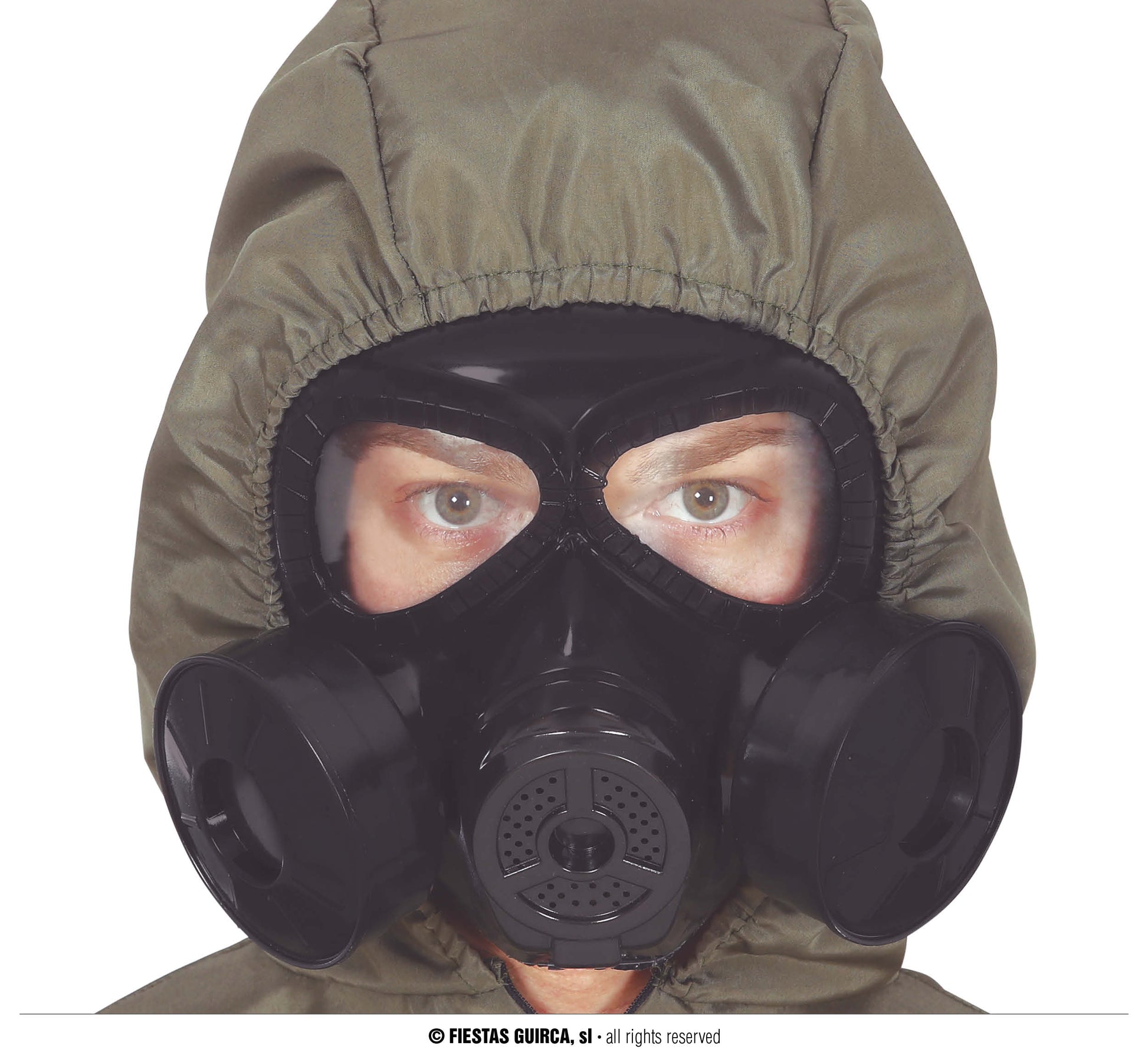 BLACK PVC GAS MASK