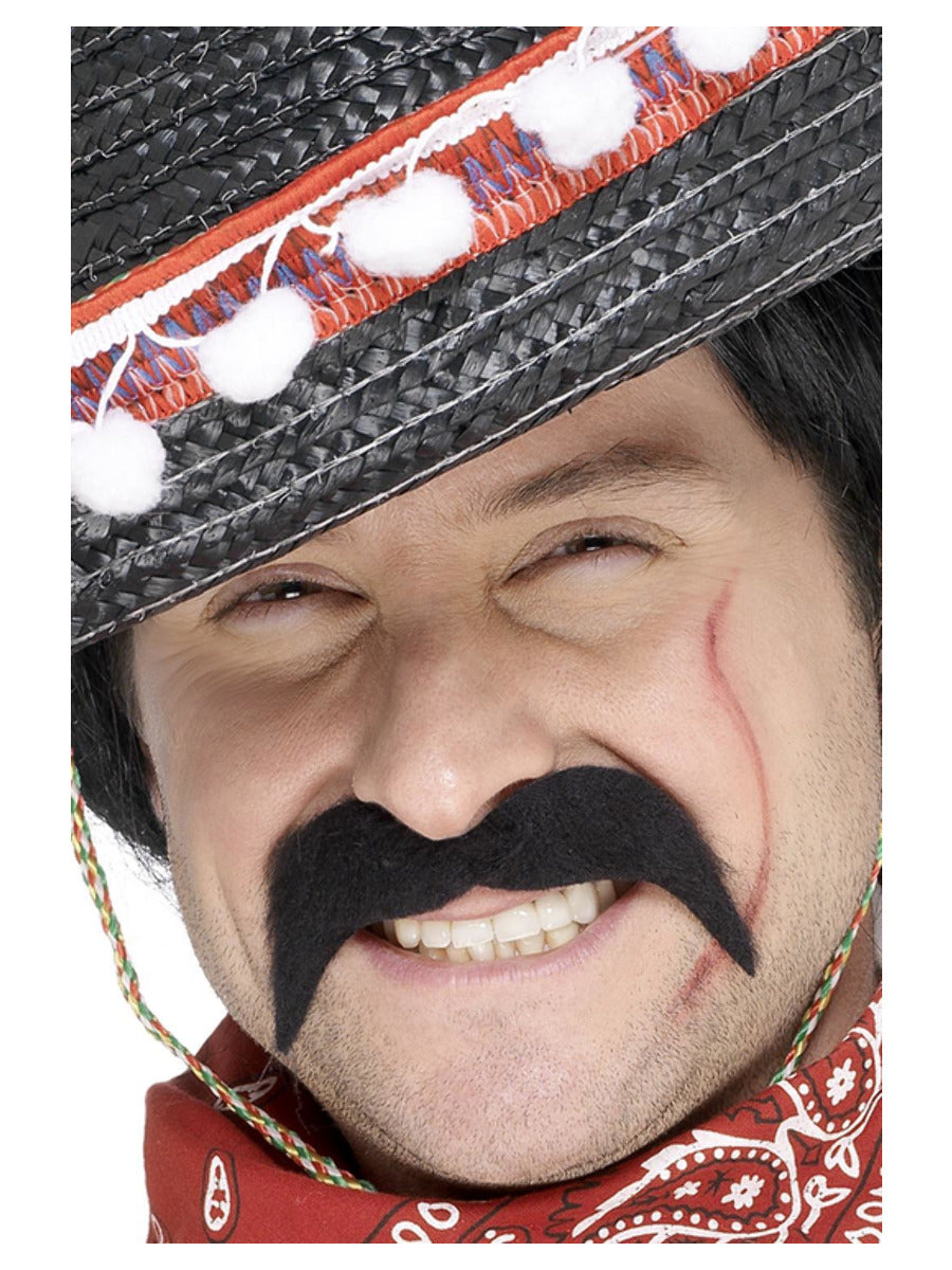 Mexican Bandit Tash, Black - 1