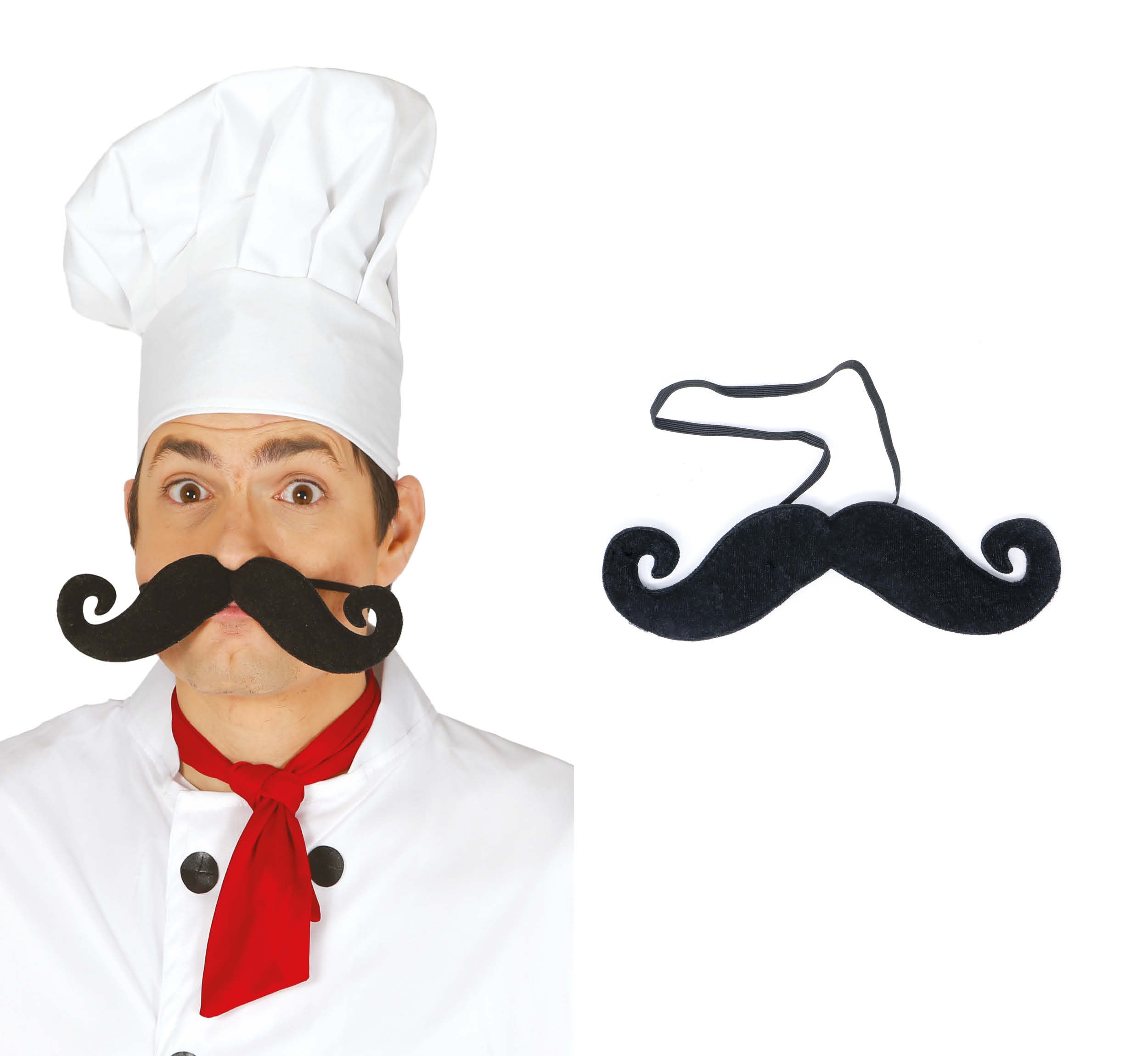 21.5 CM MOUSTACHE WITH ELASTIC