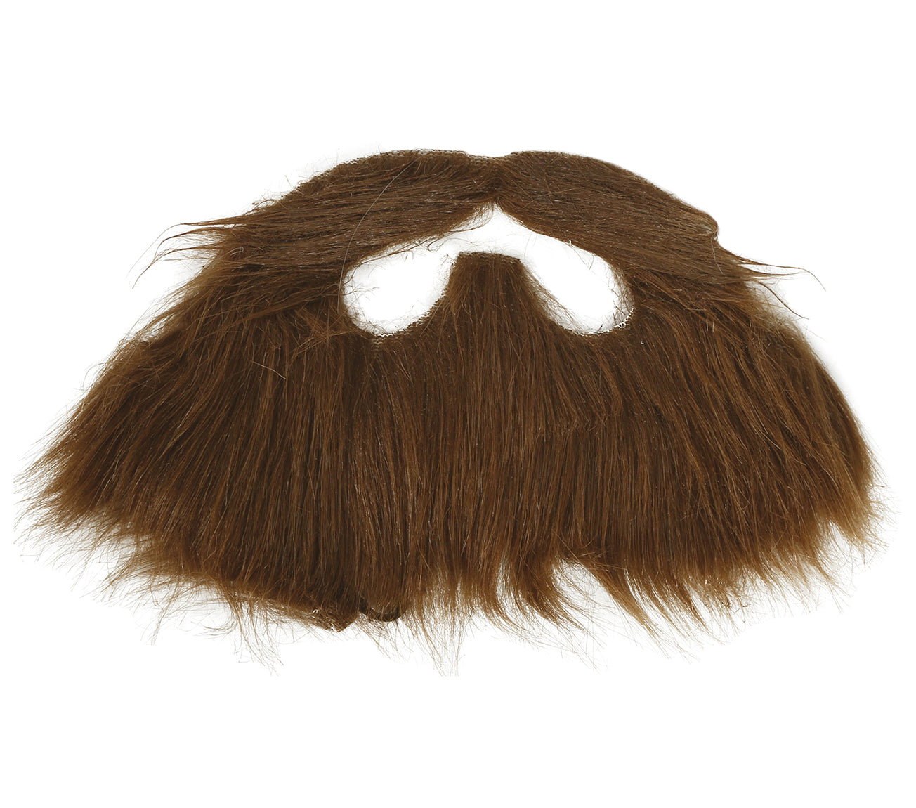 BROWN BEARD AND MOUSTACHE WITH ELASTIC G