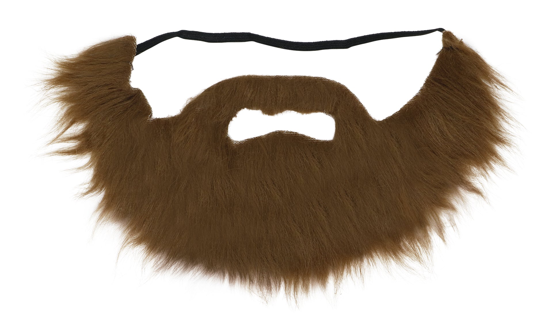 BROWN BEARD AND MOUSTACHE WITH ELASTIC G