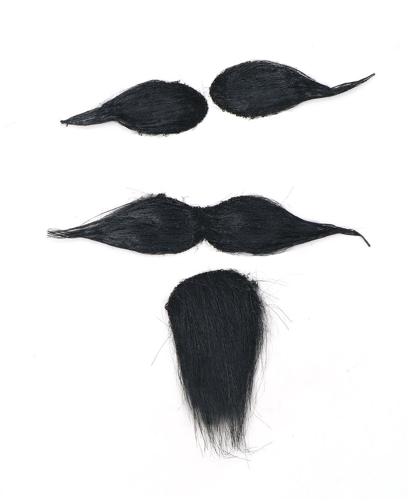 GOATEE, MOUSTACHE  AND EYEBROWS WITH ADH