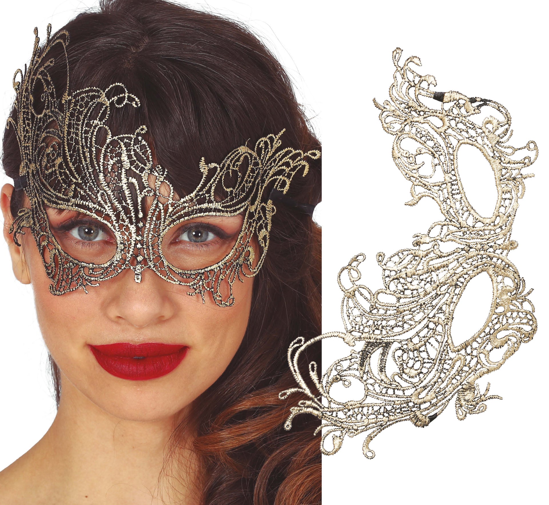 GOLD FILIGREE MASK