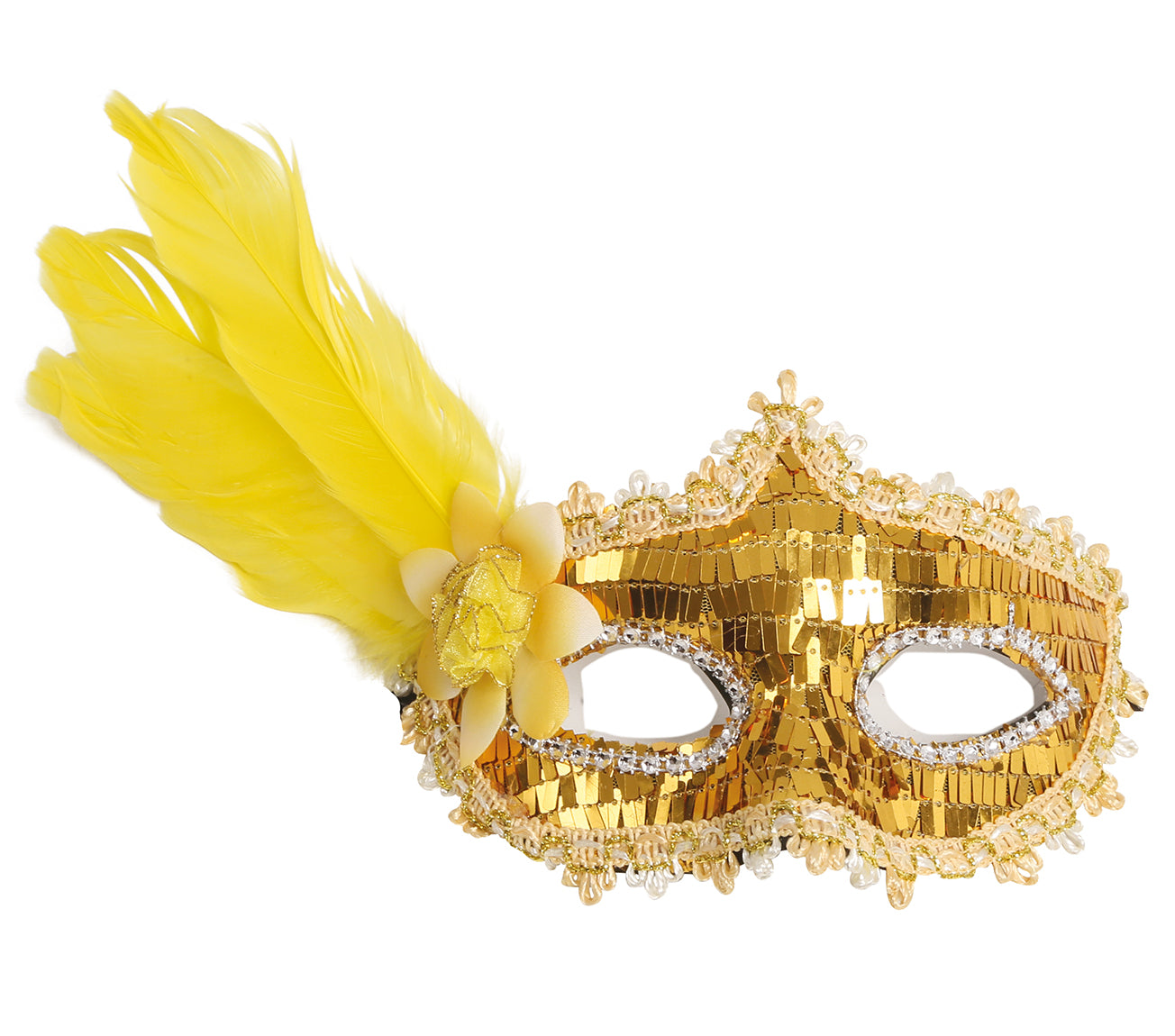 MASK WITH FEATHER