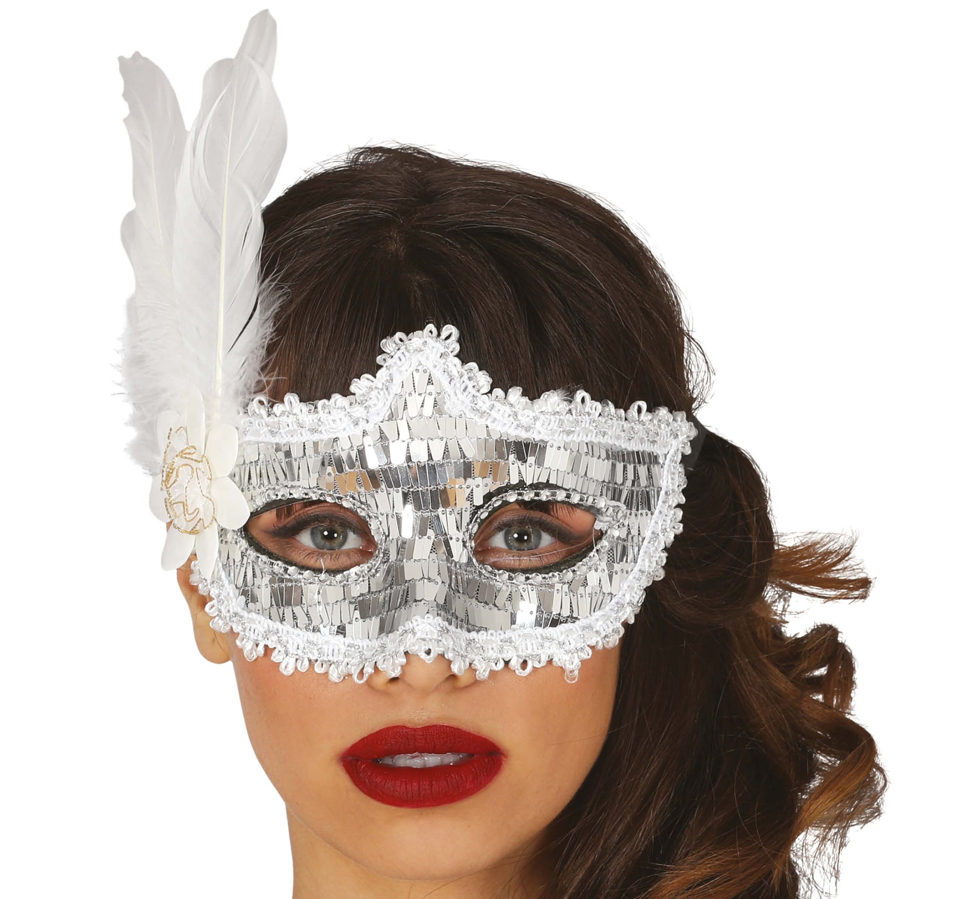 MASK WITH FEATHER