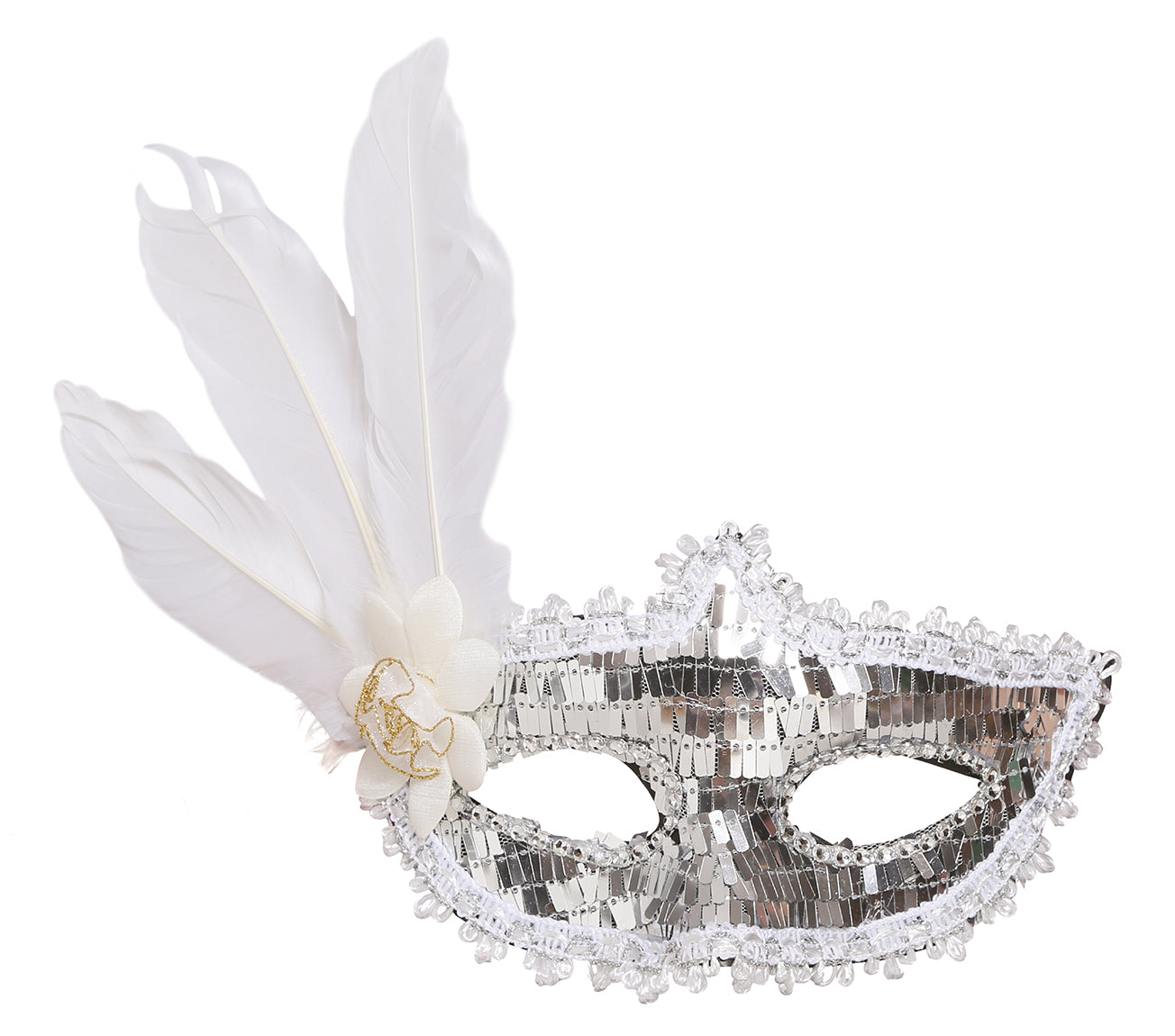 MASK WITH FEATHER