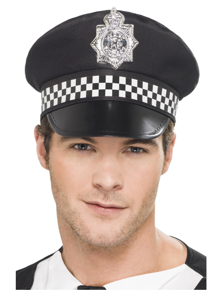 Police Panda Cap, Black - 1