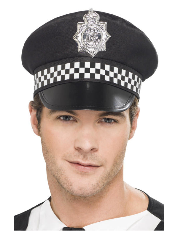 Police Panda Cap, Black - 2