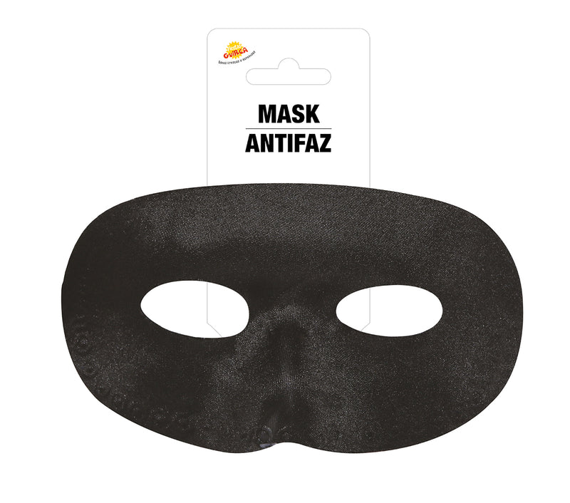 “EXTRA” BLACK SILK COLUMBINE MASK