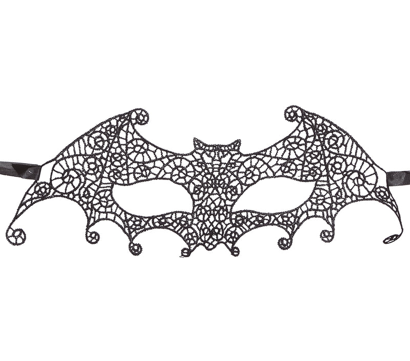 EMBROIDERED BAT MASK