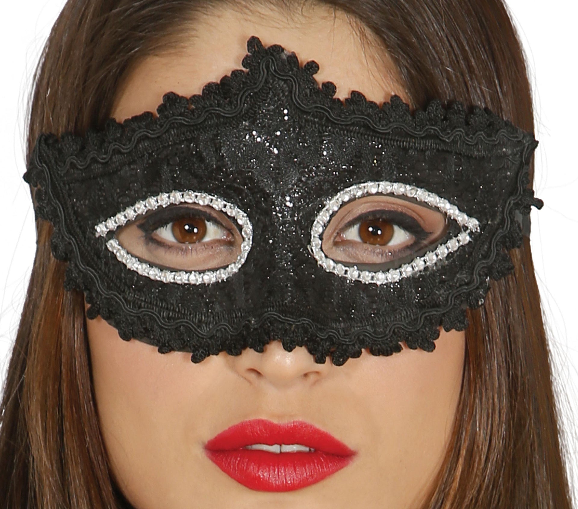 DECORATED BLACK MASK