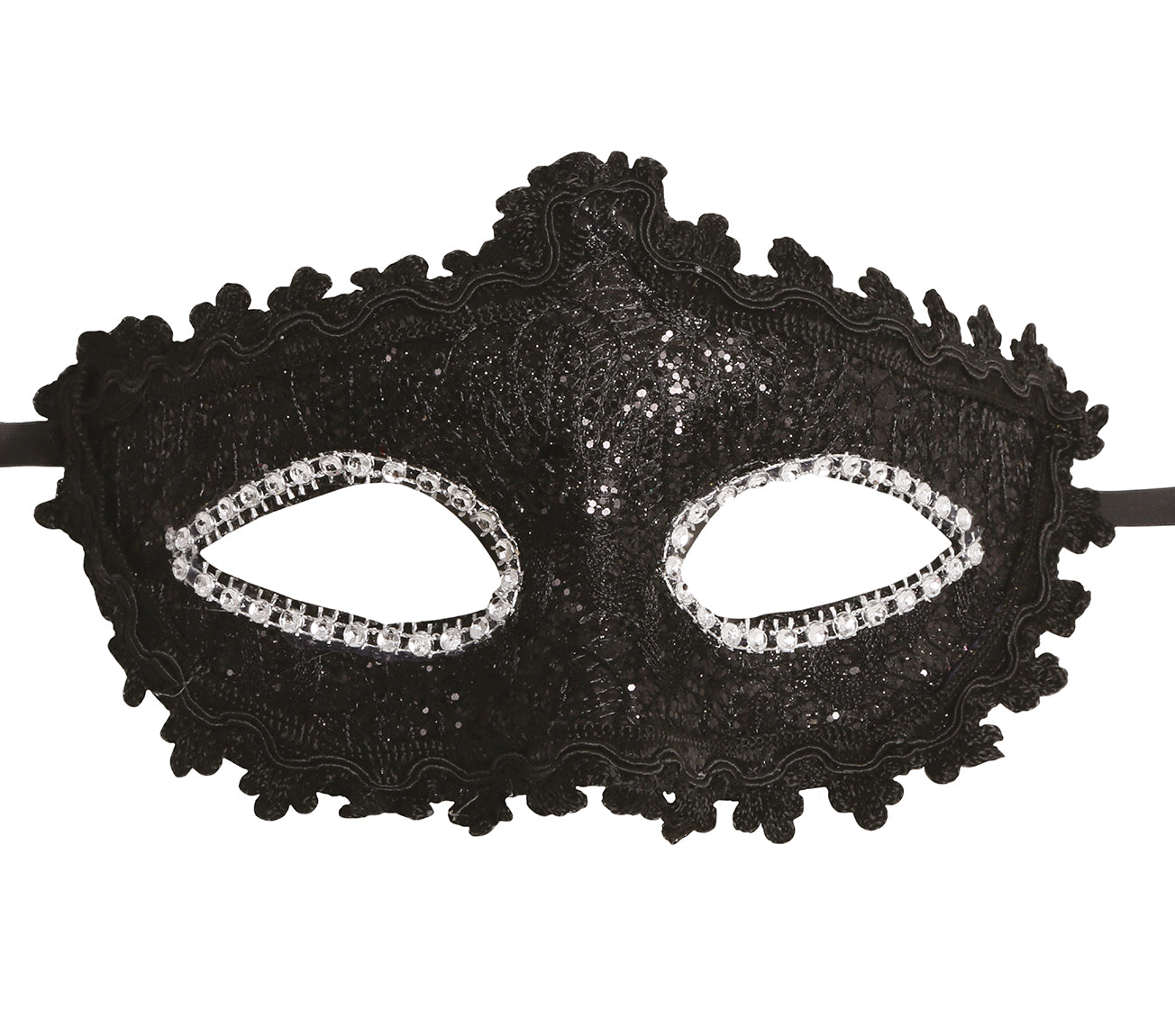 DECORATED BLACK MASK