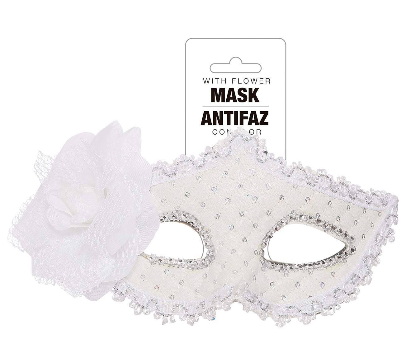 MASK WITH FLOWERS