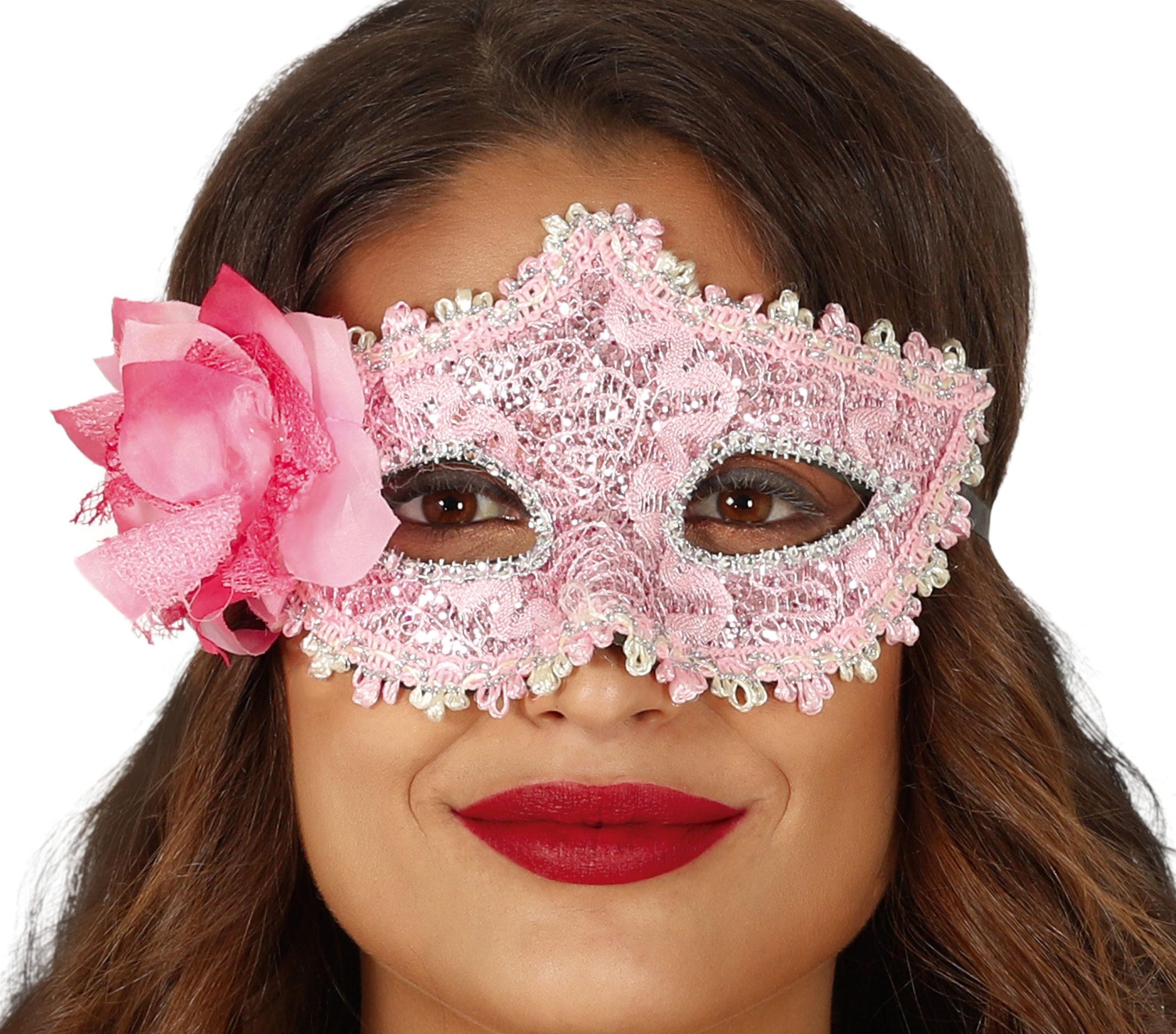 MASK WITH FLOWERS