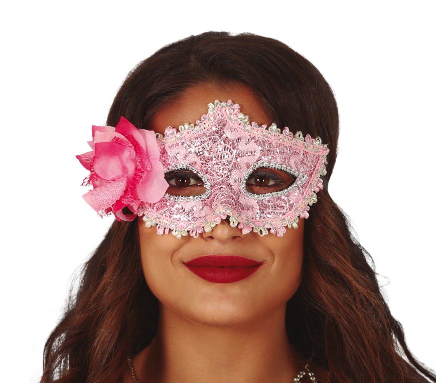 MASK WITH FLOWERS