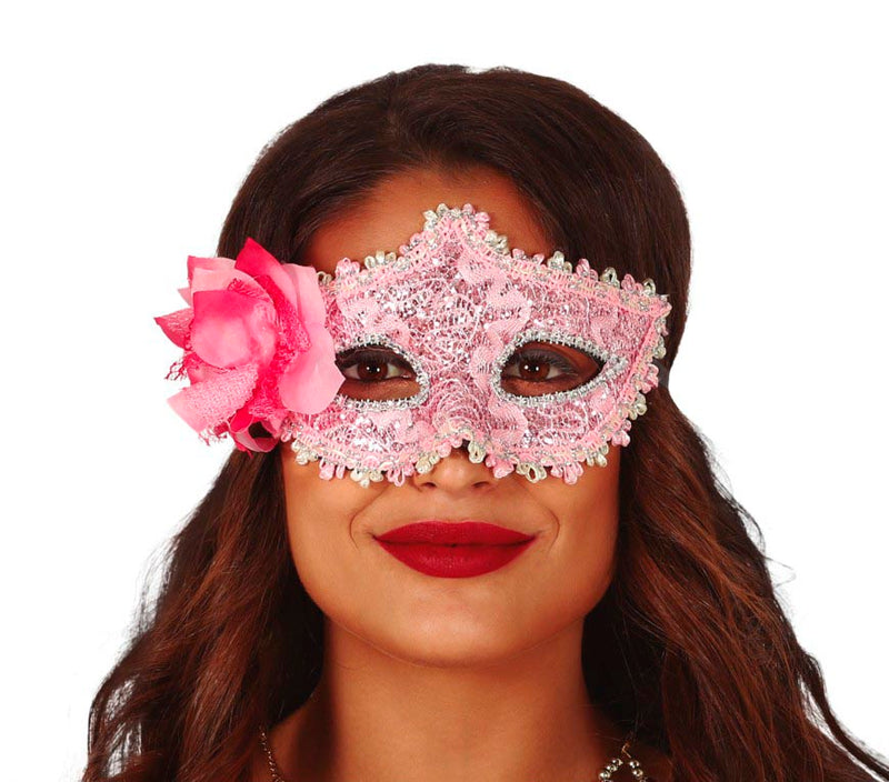 MASK WITH FLOWERS