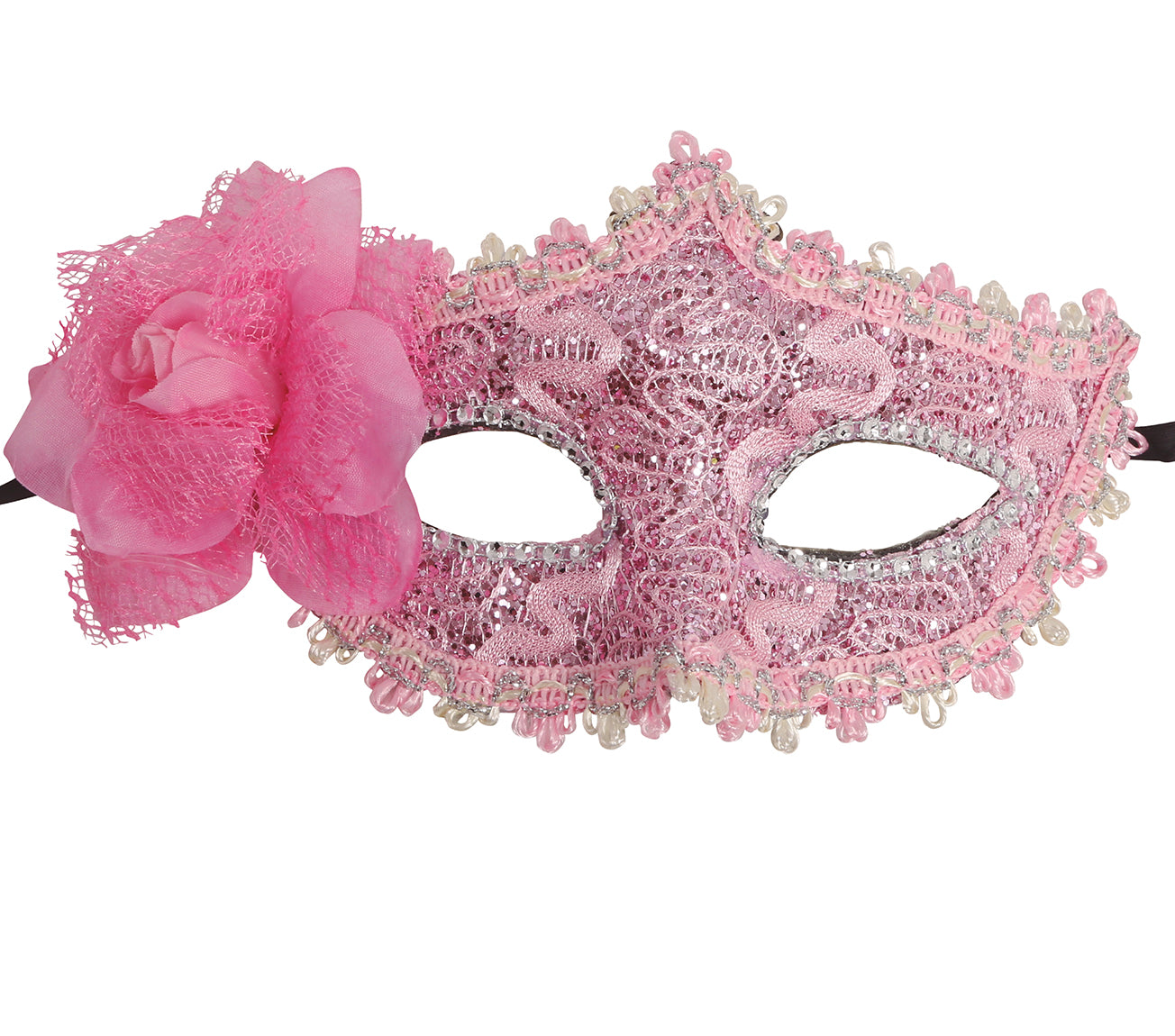 MASK WITH FLOWERS