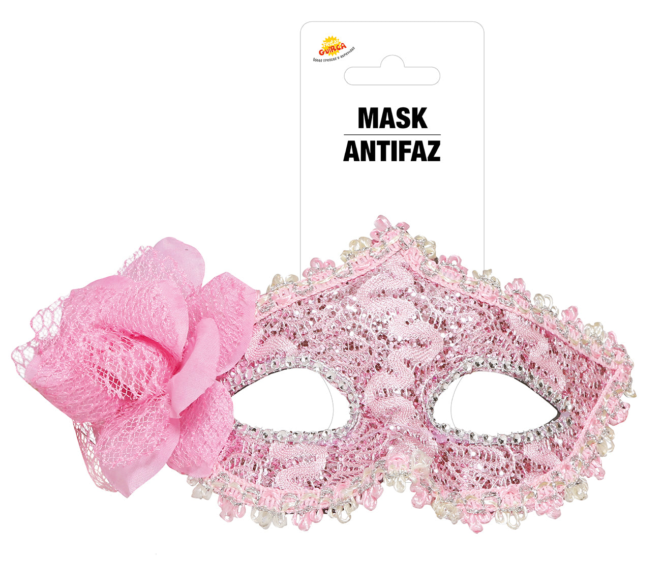 MASK WITH FLOWERS