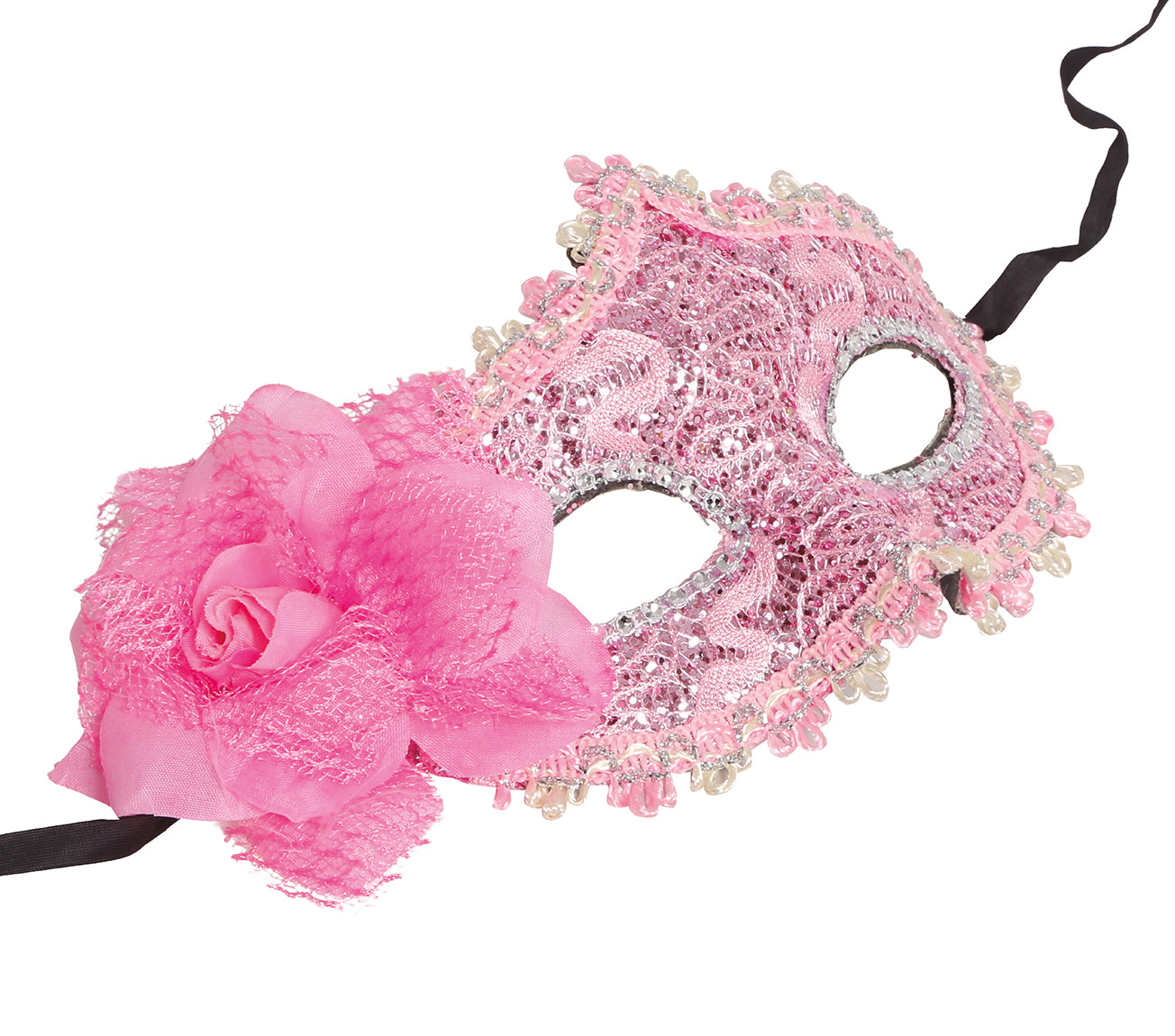 MASK WITH FLOWERS