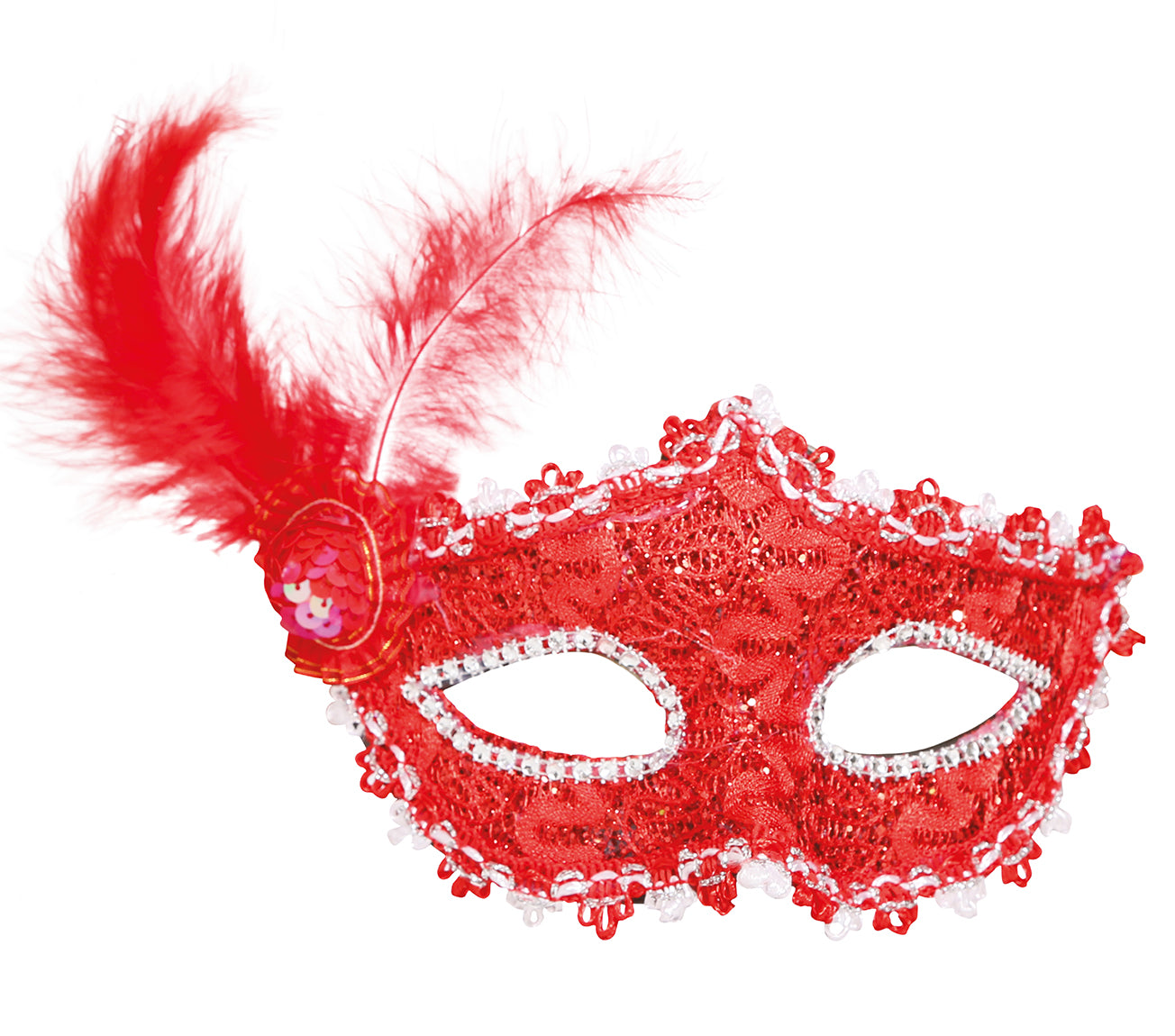 MASK WITH FEATHER